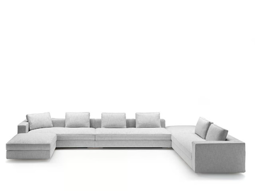 GENESIS - Modular fabric sofa with removable cover by Siwa Soft Style - view 3